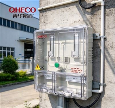 Műanyag energiamérő ház