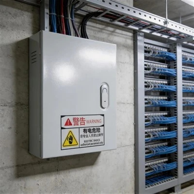 Fém elektromos elosztódobozra szerelt elektromos ház